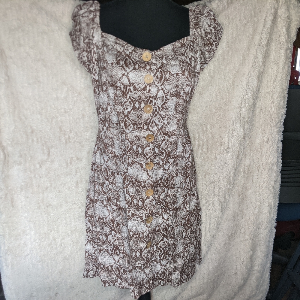 NWT snake print dress